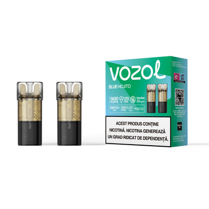 Set 10 buc Cartus VOZOL SWITCH PRO (2 Rezerve)